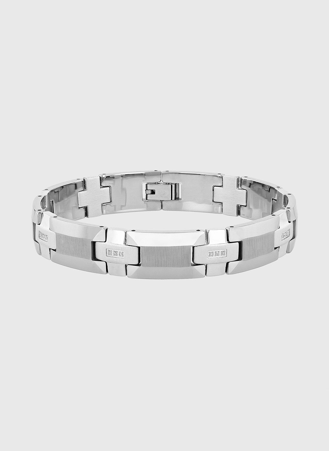 Silver with White Diamond