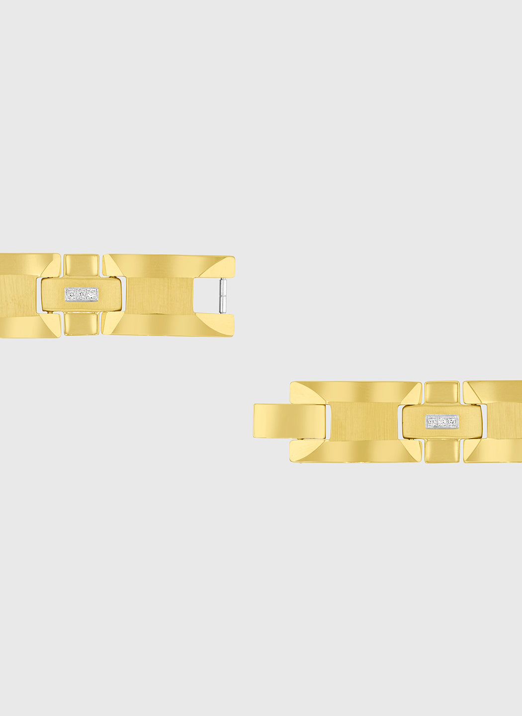 Gold with White Diamond