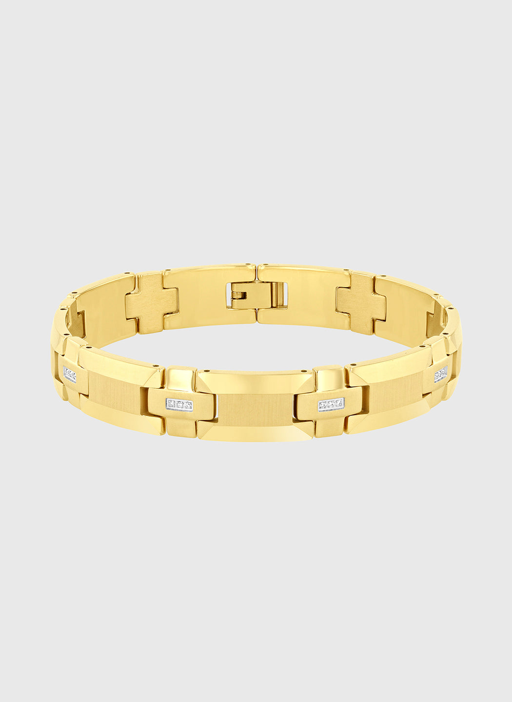 Gold with White Diamond