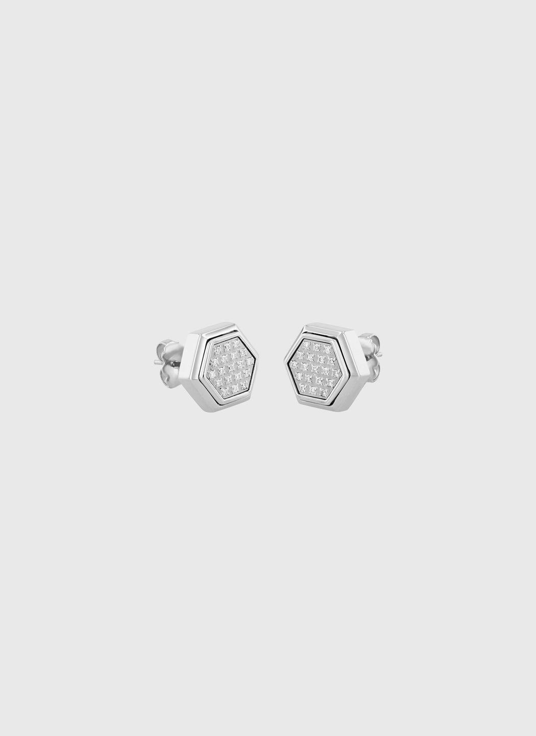 Silver with White Diamond