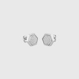 Silver with White Diamond