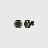 Octagon Stud Earrings