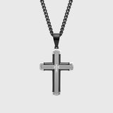 Black & Silver with White Diamond