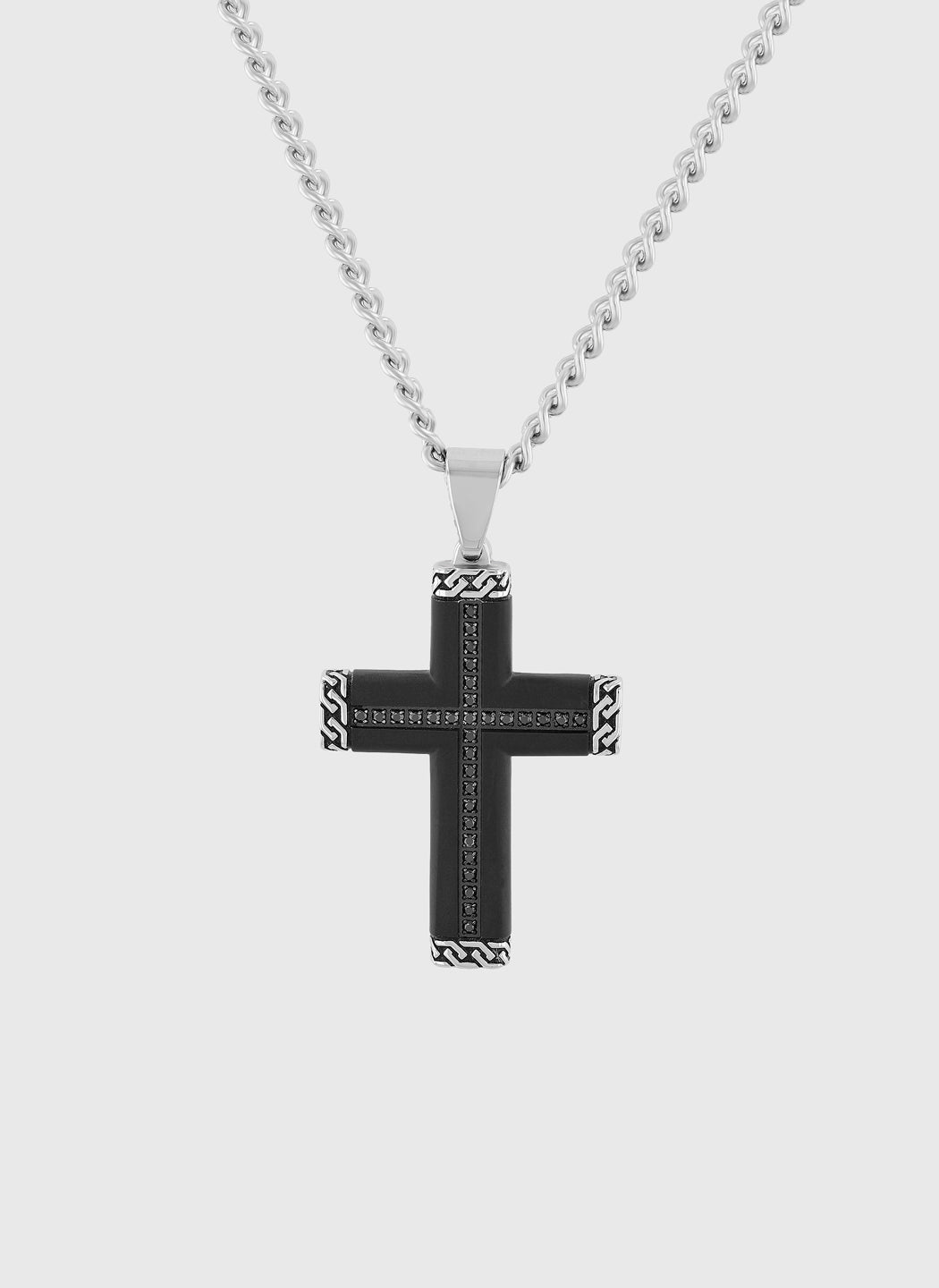 Black & Silver with Black Diamond