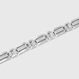 Silver with White Diamond