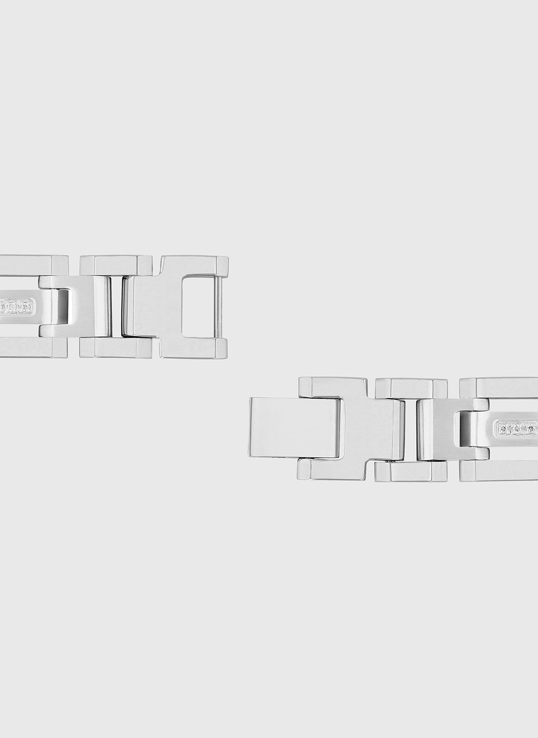 Silver with White Diamond