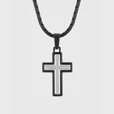 Black & Silver with White Diamond