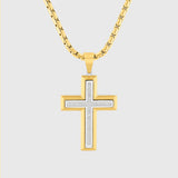 Gold & Silver with White Diamond