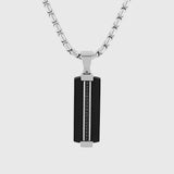 Black & Silver with Black Diamond