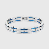 Cobalt Diamond Link Bracelet