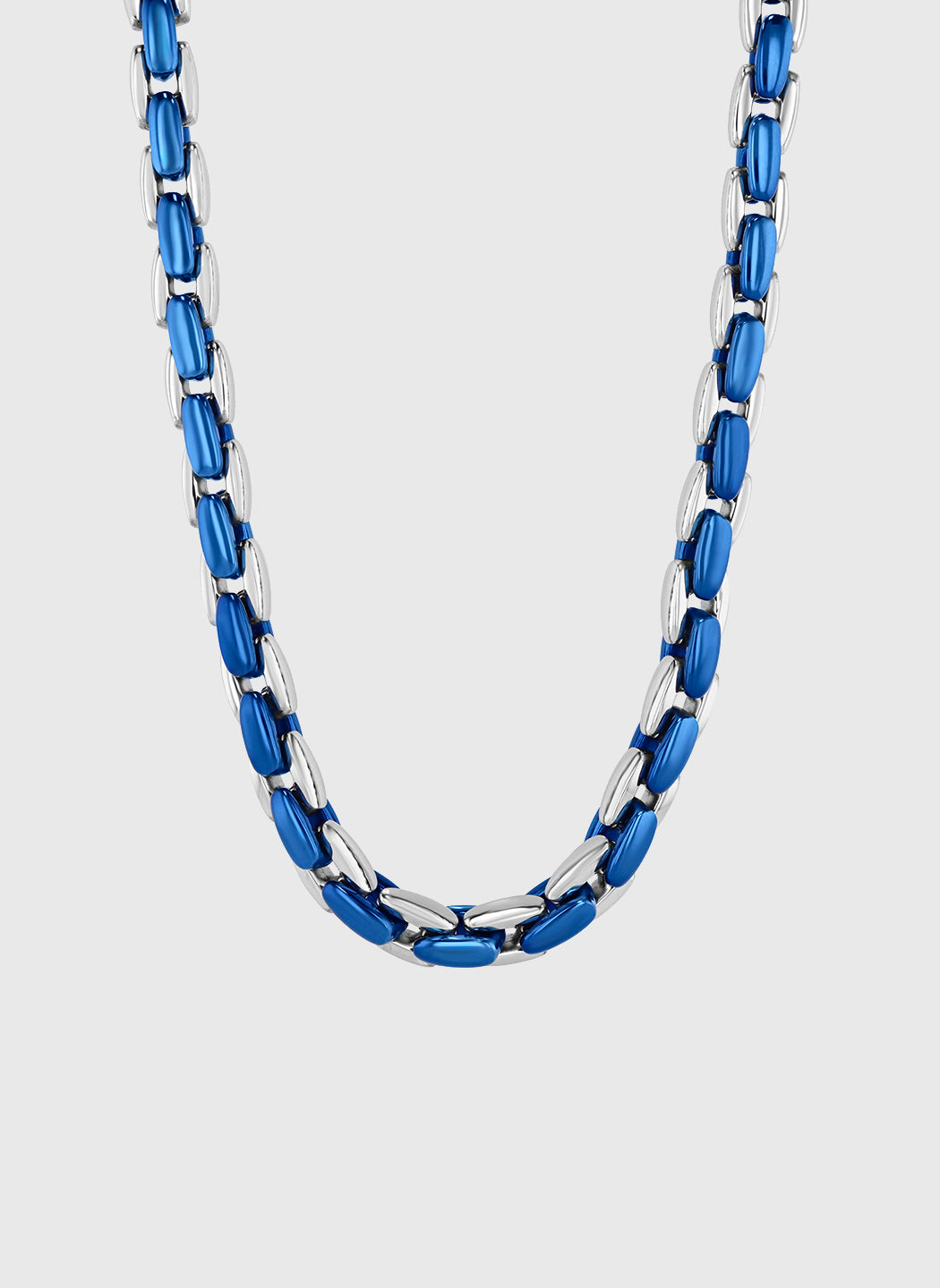 Silver/Blue with White Diamond