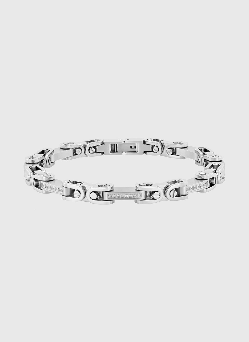 Silver with White Diamond