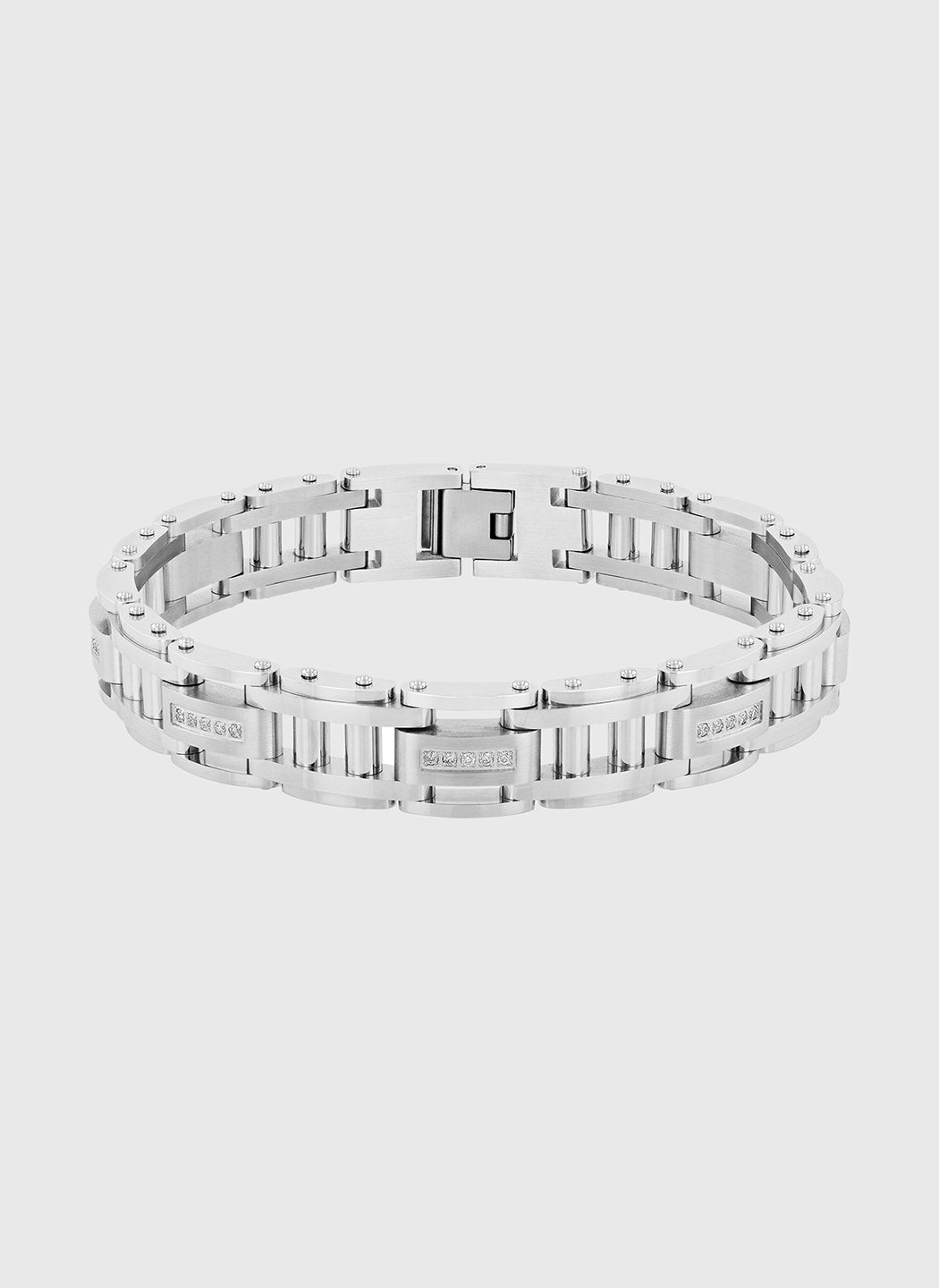 Silver with White Diamond