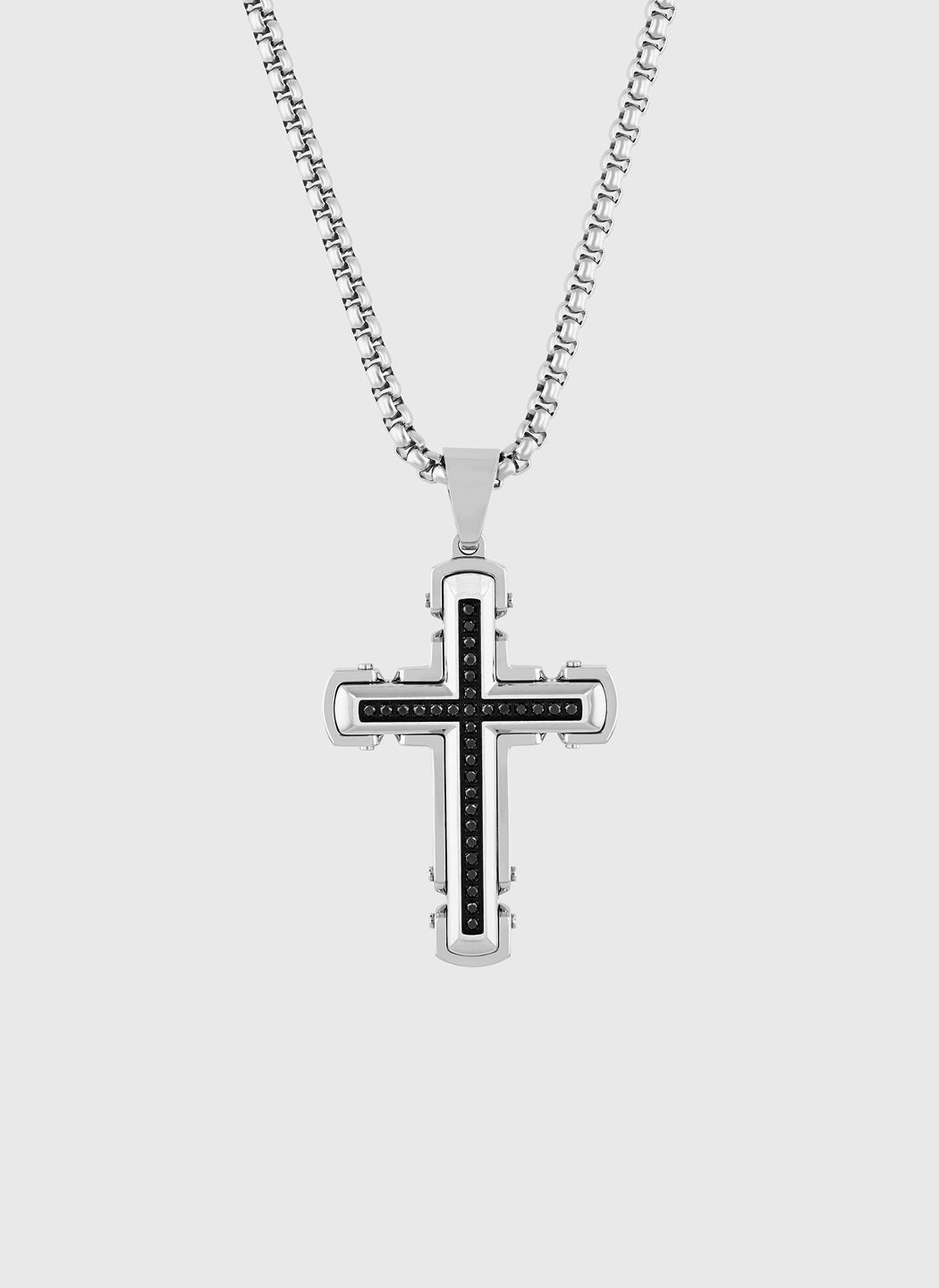 Black & Silver with Black Diamond