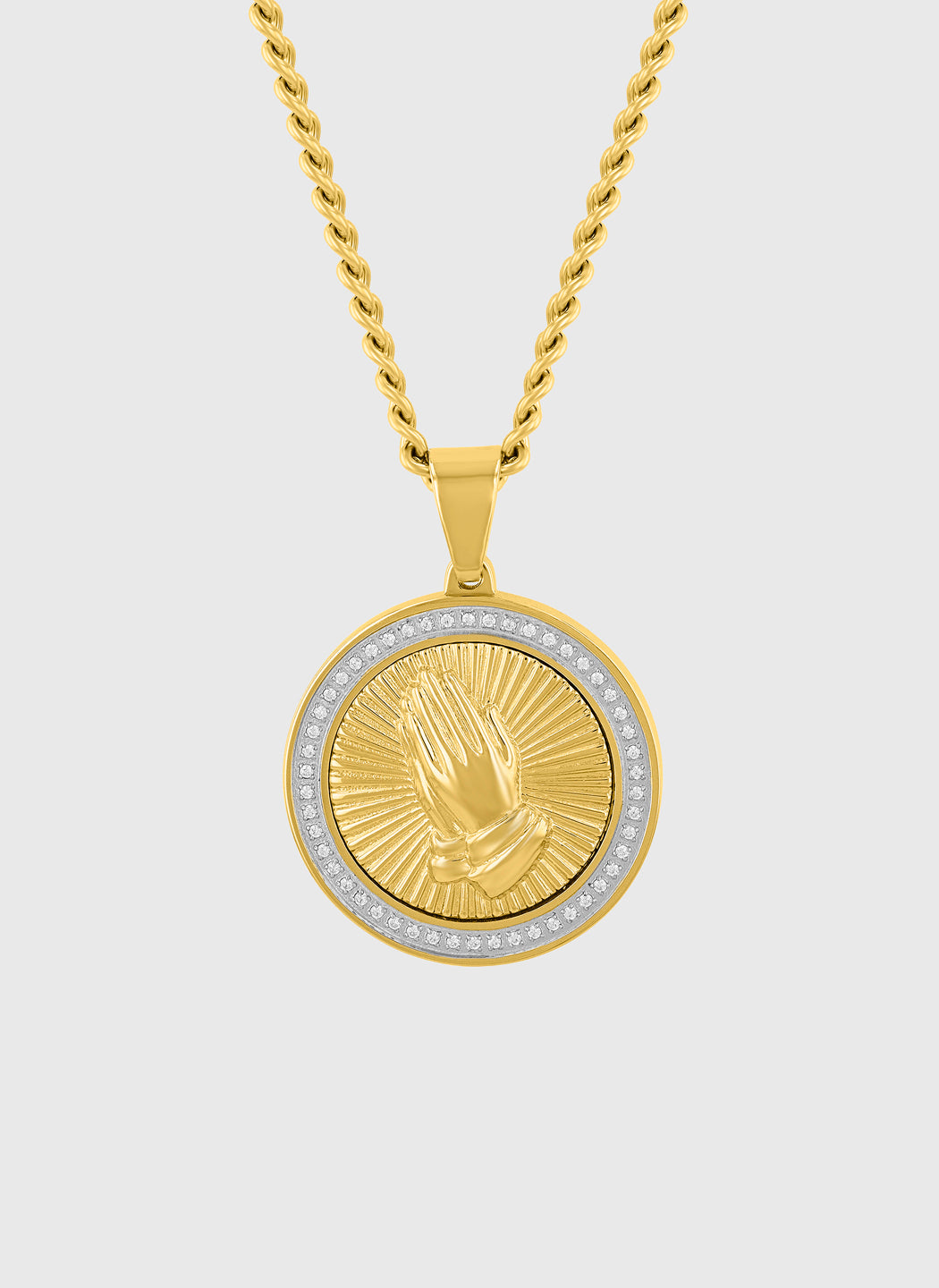 Gold with White Diamond
