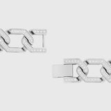 Hexagon Diamond Link Bracelet