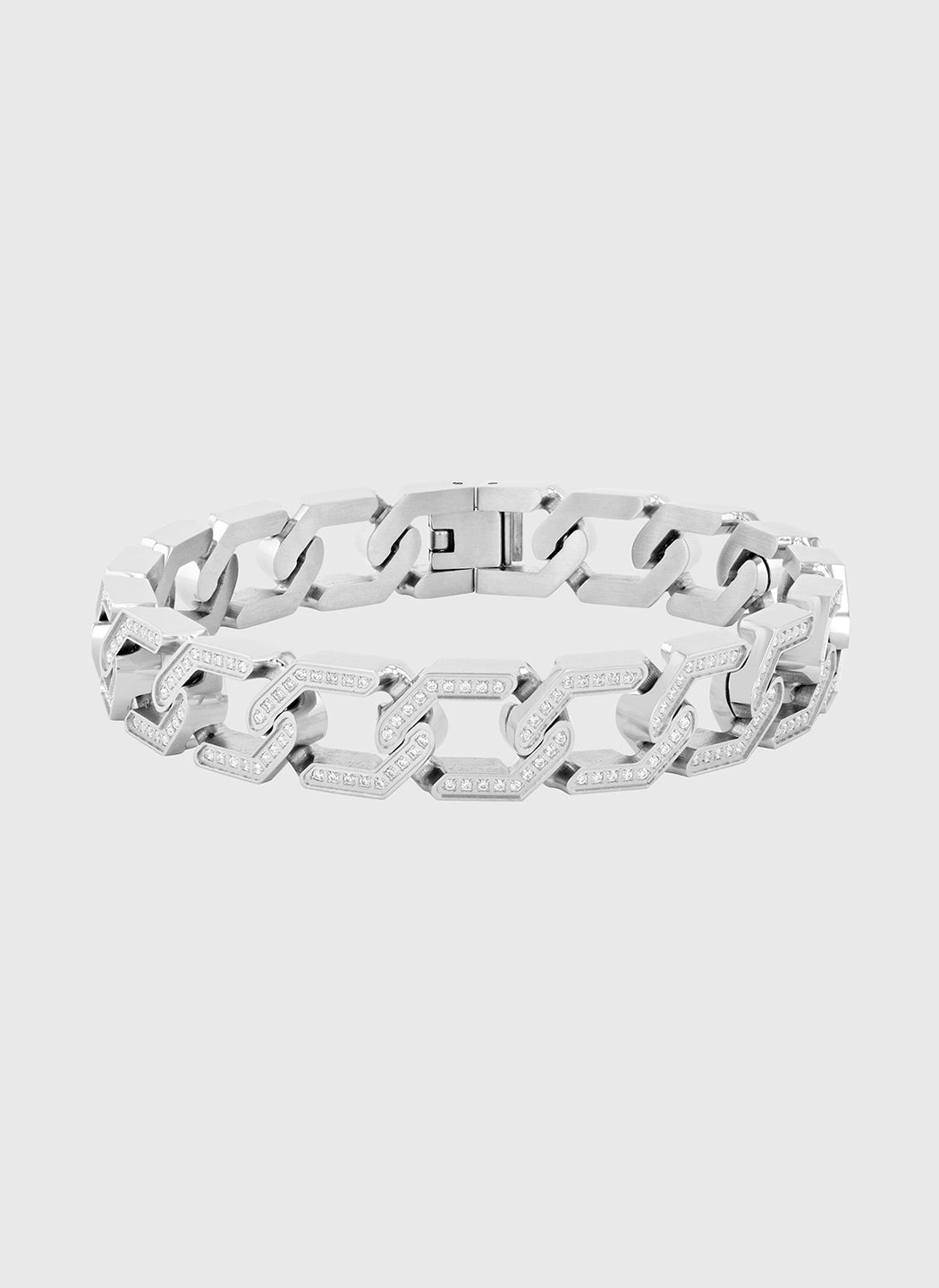 Silver with White Diamond