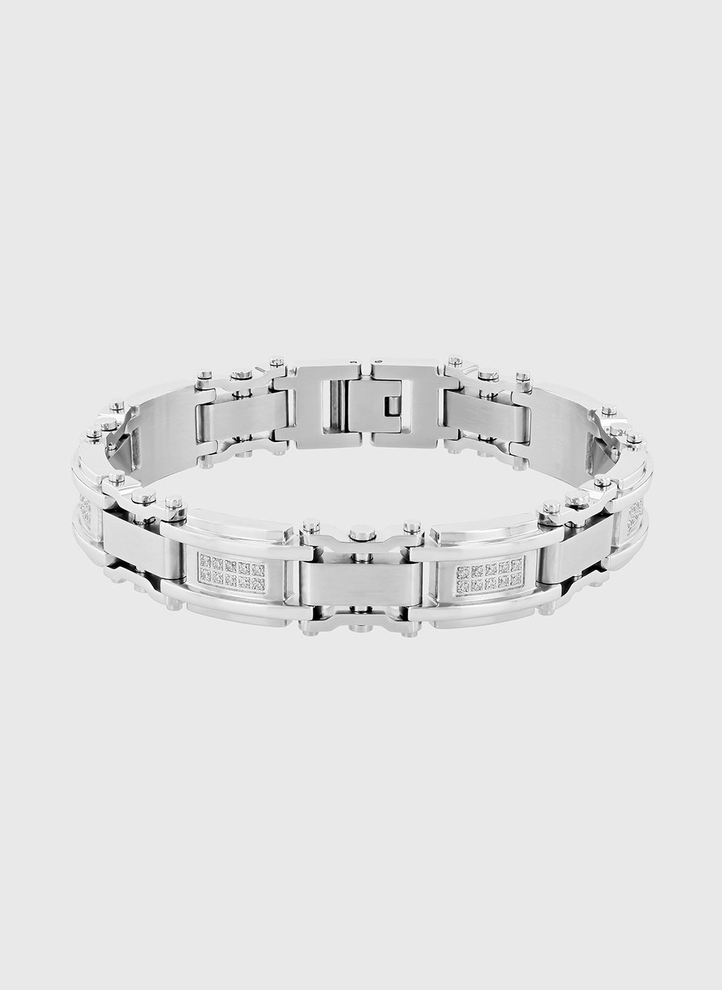 Silver with White Diamond