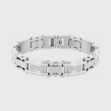 Silver with White Diamond