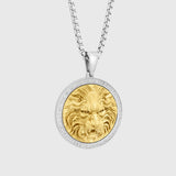 Regal Lion Diamond Medallion