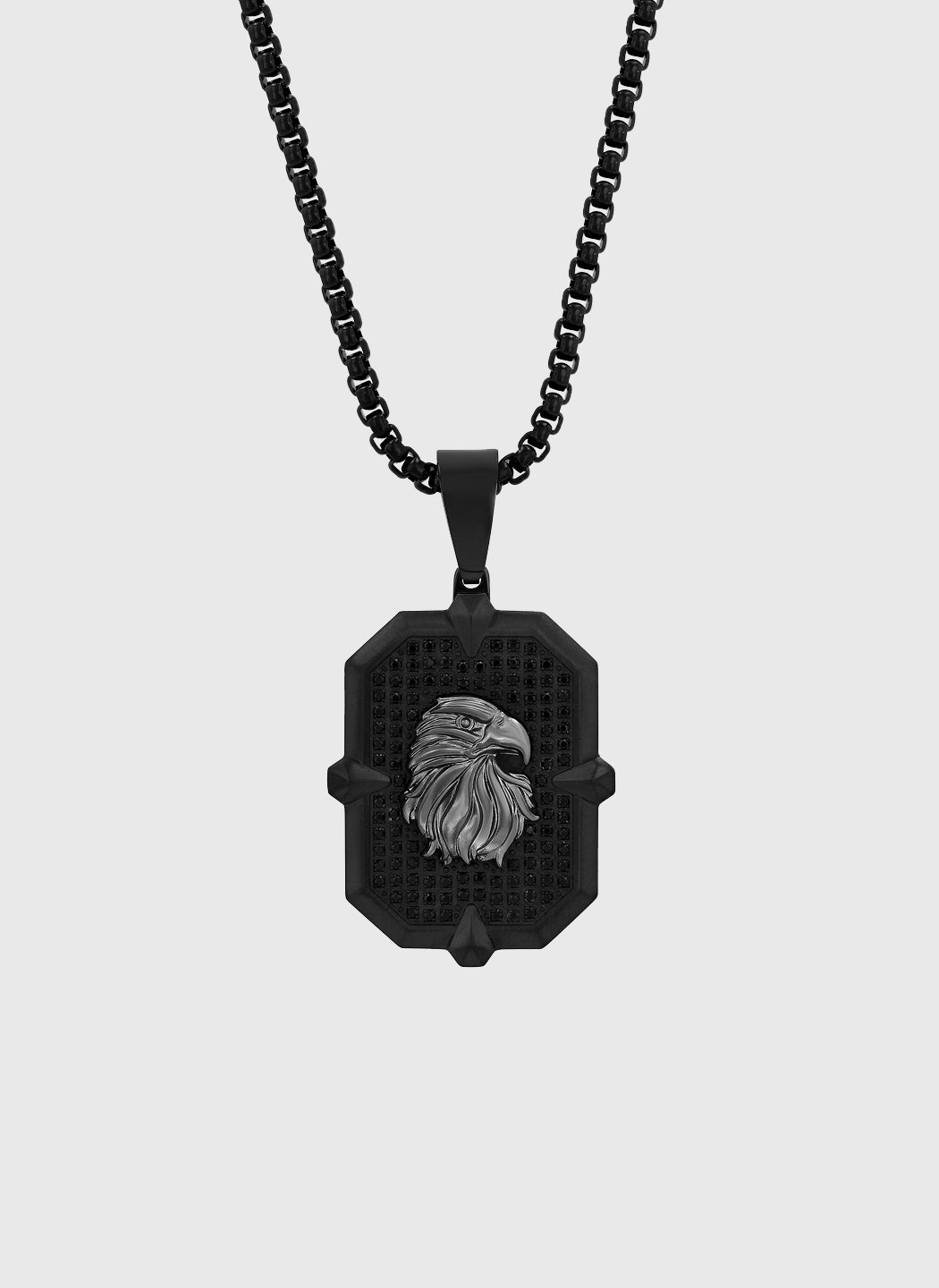 Regent Eagle Diamond Dog Tag