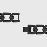 Hexagon Diamond Link Bracelet