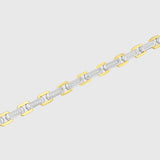 Relay Diamond Link Bracelet