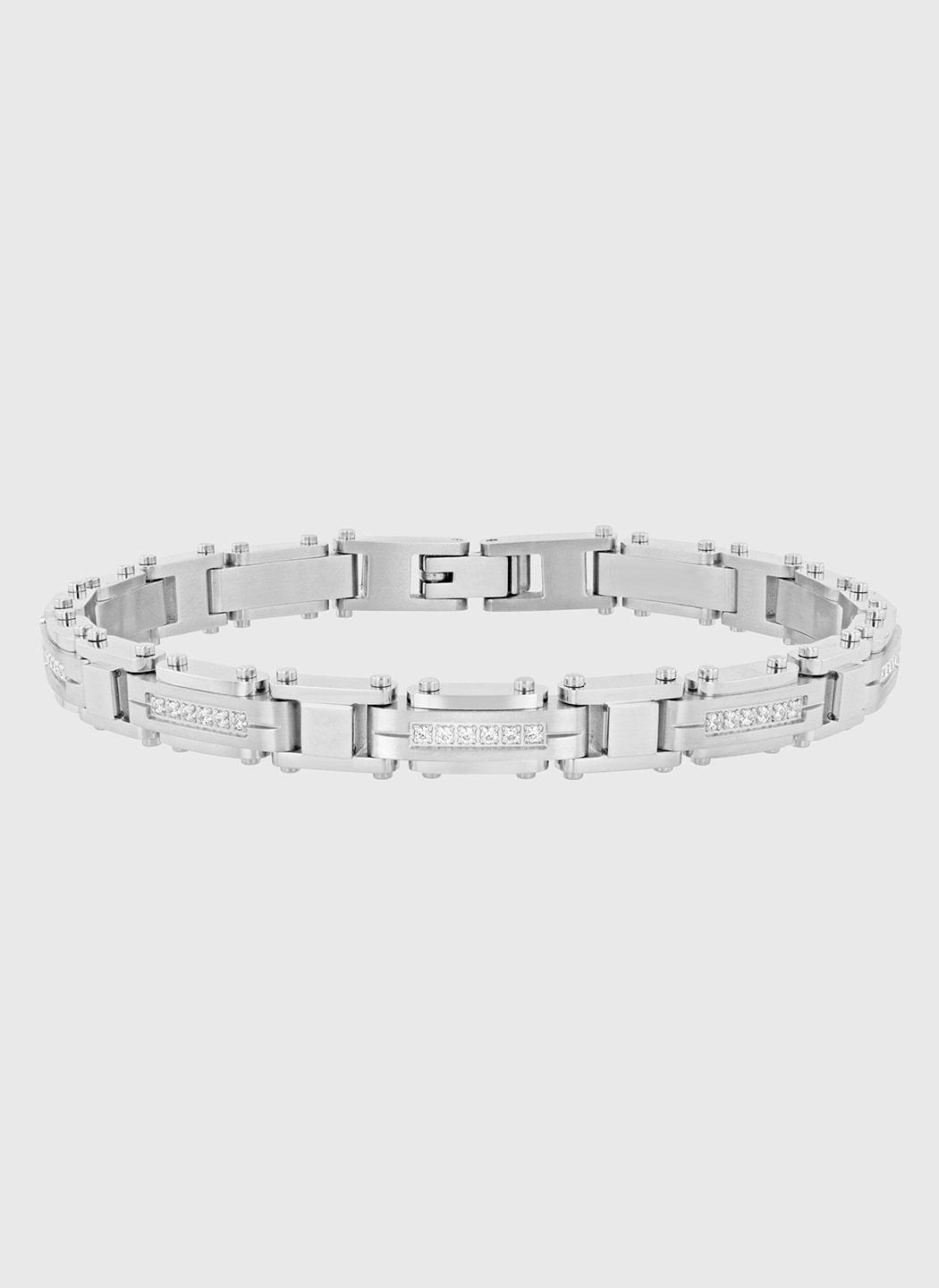 Silver with White Diamond