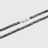 Hematite Faceted Bead Necklace