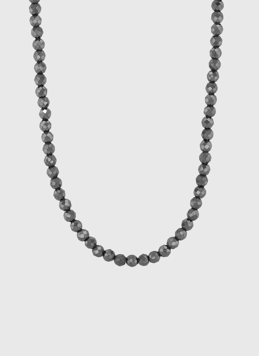 Hematite Faceted Bead Necklace