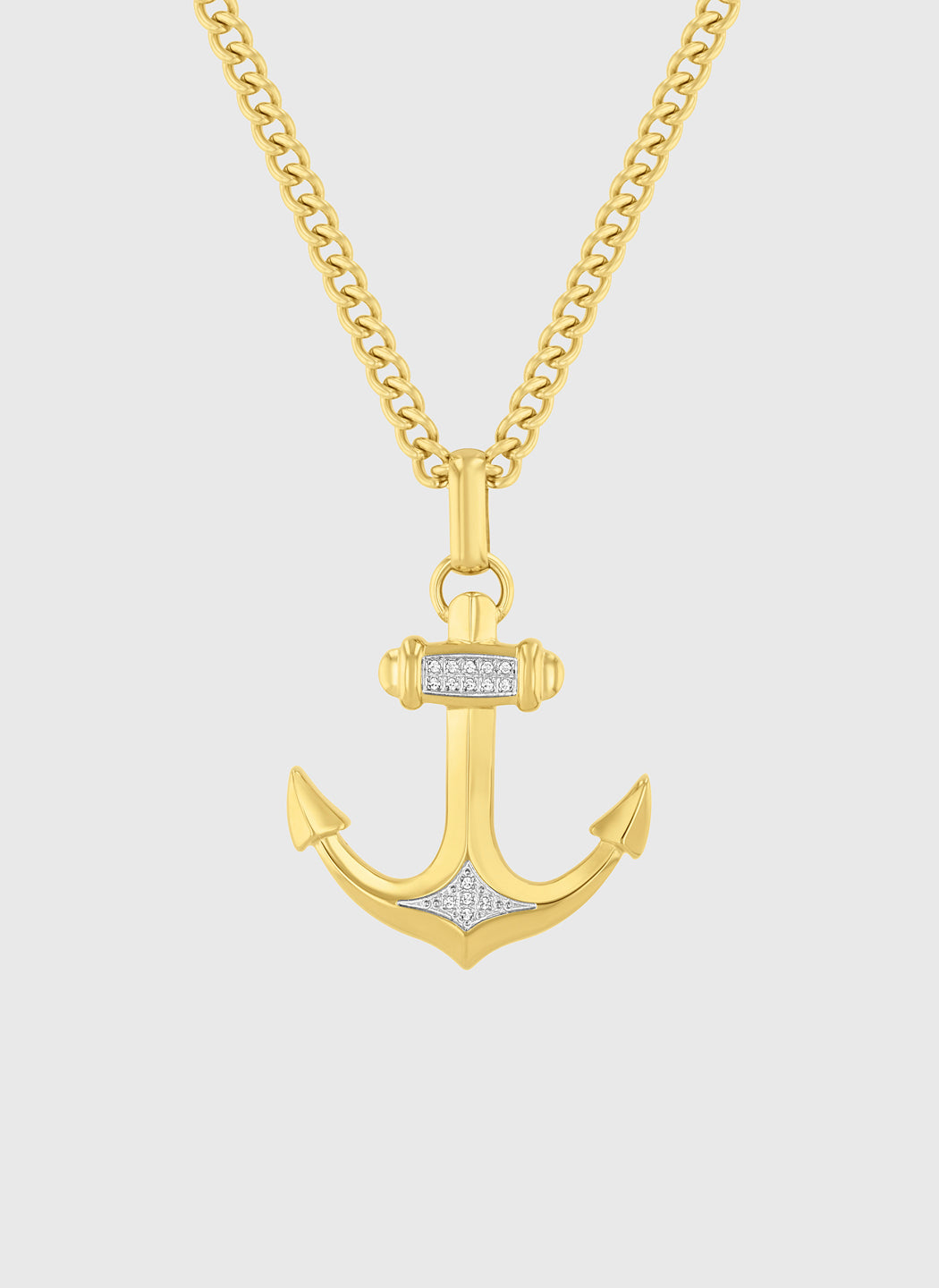 Gold with White Diamond