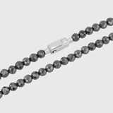 Hematite Faceted Bead Necklace