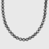 Hematite Faceted Bead Necklace