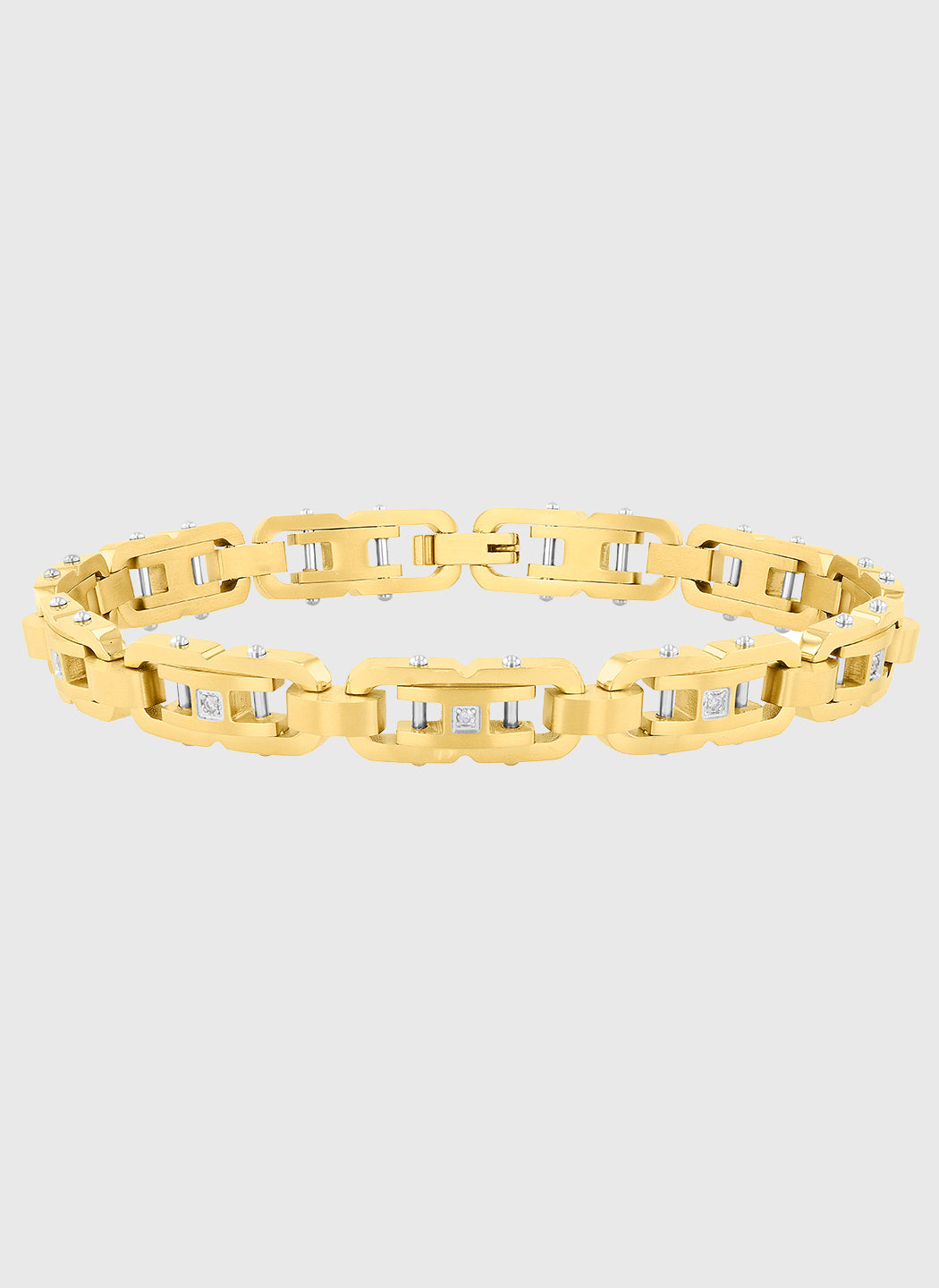 Gold with White Diamond