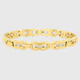 Gold with White Diamond