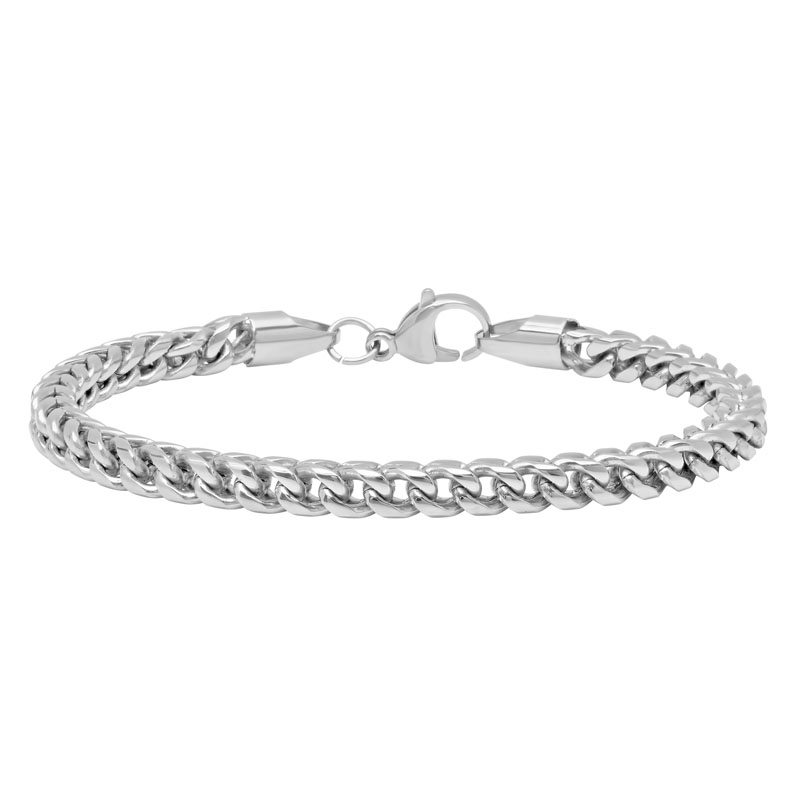 Men's High Polish Franco Bracelet - TS12661